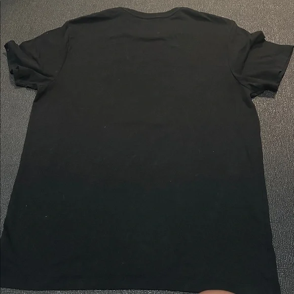 Old Navy Black Tee with Colorful Floral Design - Picture 4 of 6